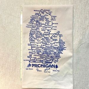 Michigan tea towel